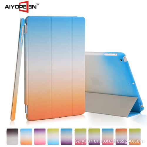 Hot sales High Quality rainbow suit styles smart case folder 3 Tablet for mini 1/2/3